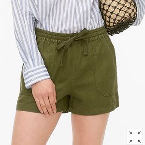 J.Crew Linen Pull-On Shorts